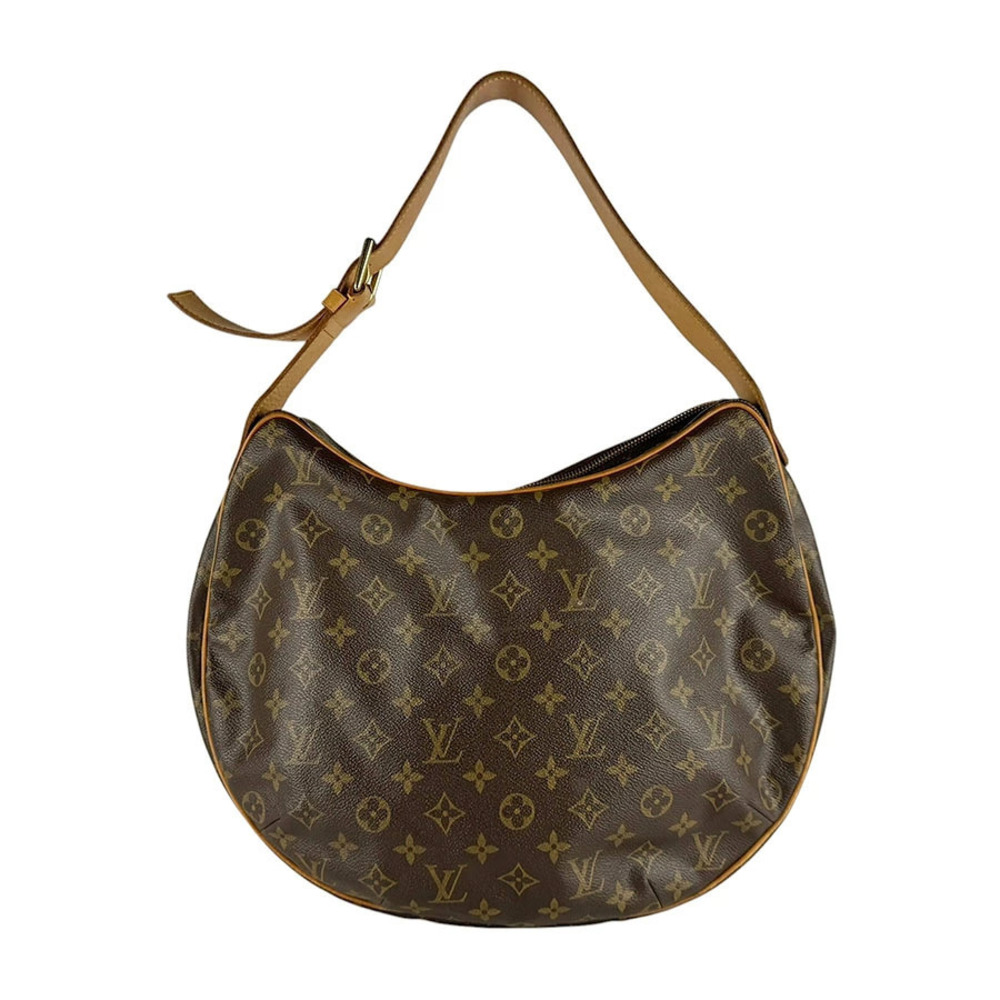 Louis Vuitton Shoulder Bag Monogram Croissant Canvas Brown